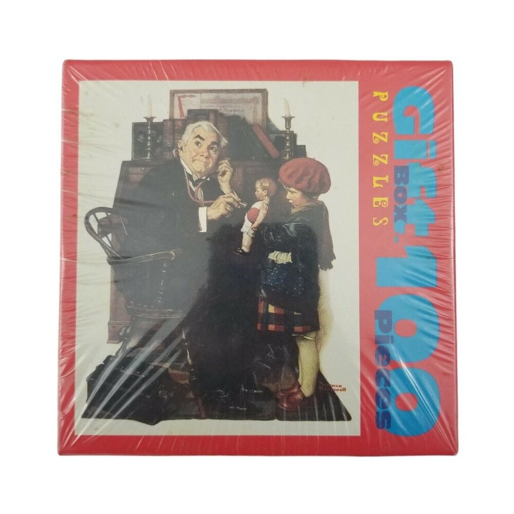 Vtg Fink & Company Doctor and the‎ Doll 100 pc Fully Interlocking Jigsaw Puzzle